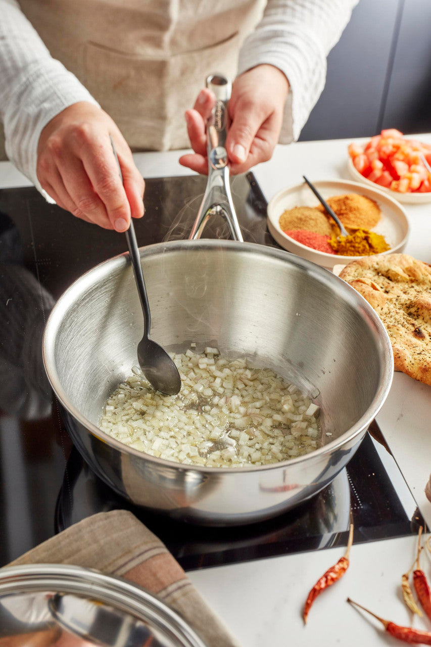 Demeyere Atlantis 3.5 Quart (20cm) Stainless Steel Saucier