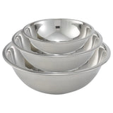 Winco “Prep Trio” Stainless Steel Mixing Bowl Set (1.5 qt, 3 qt, 5 qt)