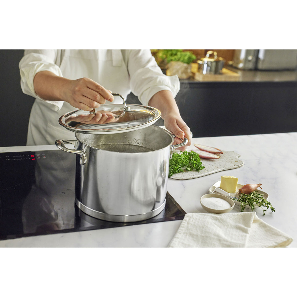 Demeyere Atlantis Stock Pot 8 qt